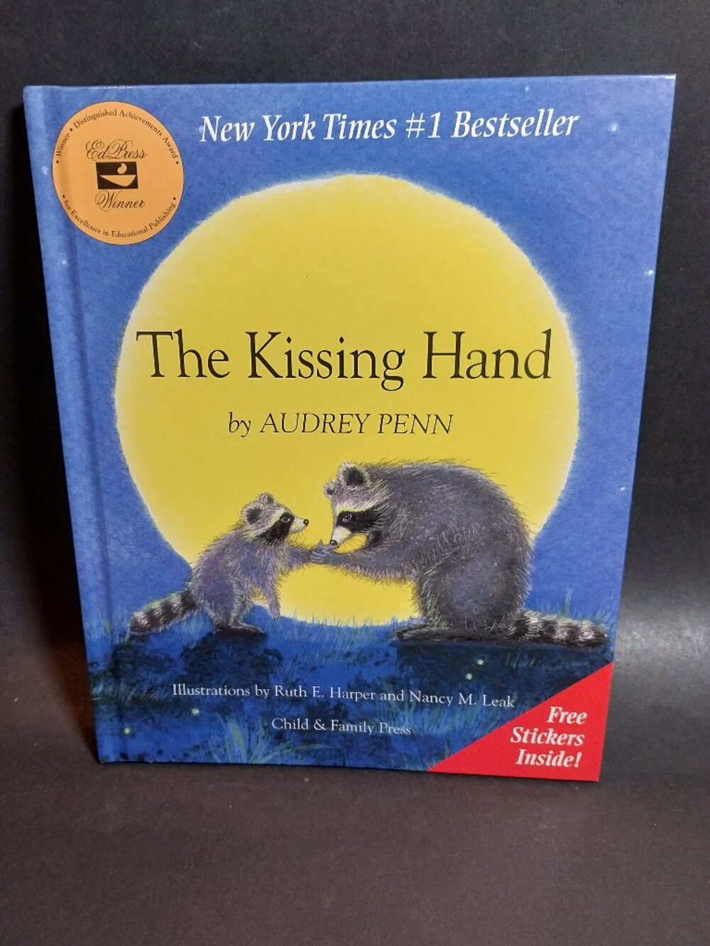 The Kissing Hand by Audrey Penn - Hardcover With Stickers - 1993